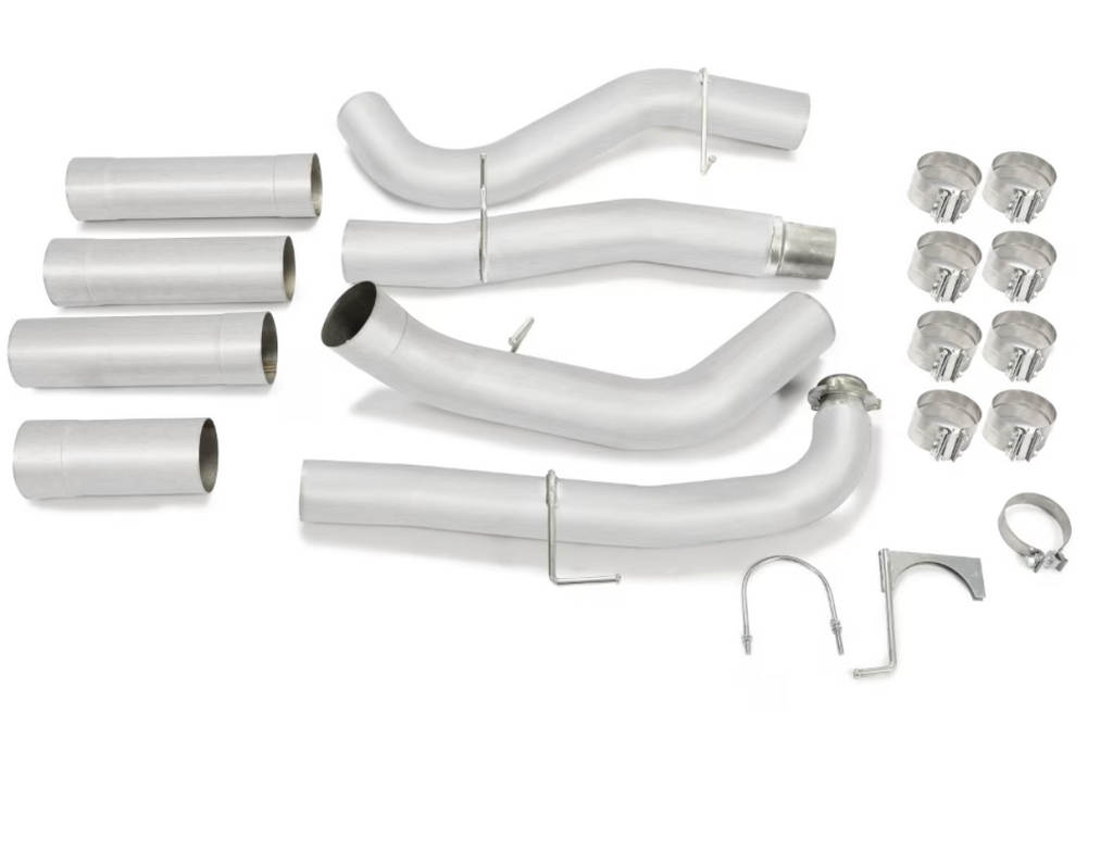 5 inch stainless steel downpipe-back exhaust single for LML Duramax